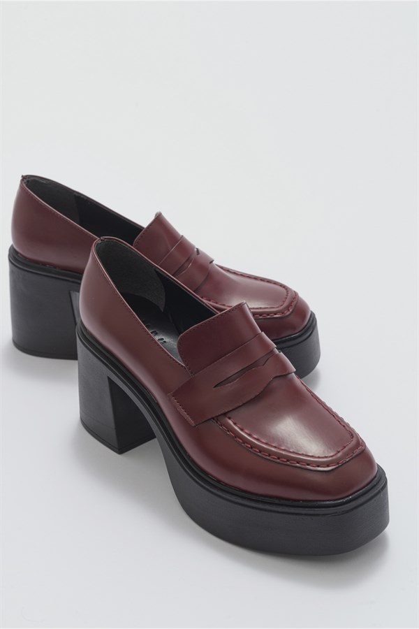 16-650-2-BORDOALAS Bordo Kadın Ayakkabı